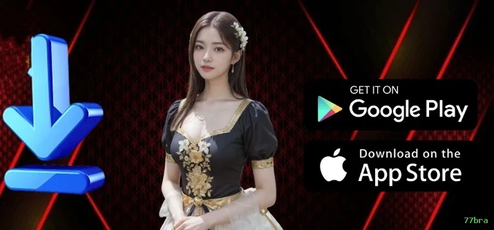 Aplicativo móvel 77bra para iOS e Android